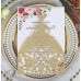 Glitter Marriage Invitation Card Beautiful Girl Holiday Greeting Card 2020 Invitation Card